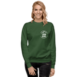 Custom Women's Cotton Heritage Printed Fleece Crewneck Sweatshirt - Arklavo