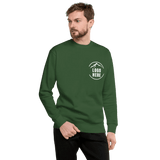 Custom Men's Cotton Heritage Printed Fleece Crewneck Sweatshirt - Arklavo