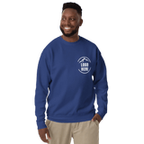 Custom Men's Cotton Heritage Printed Fleece Crewneck Sweatshirt - Arklavo