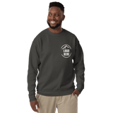Custom Men's Cotton Heritage Printed Fleece Crewneck Sweatshirt - Arklavo