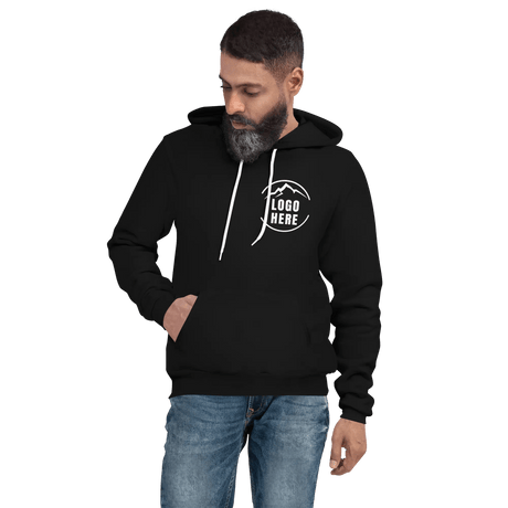 Custom Men's Bella + Canvas Printed Fleece Pullover Hoodie - Arklavo