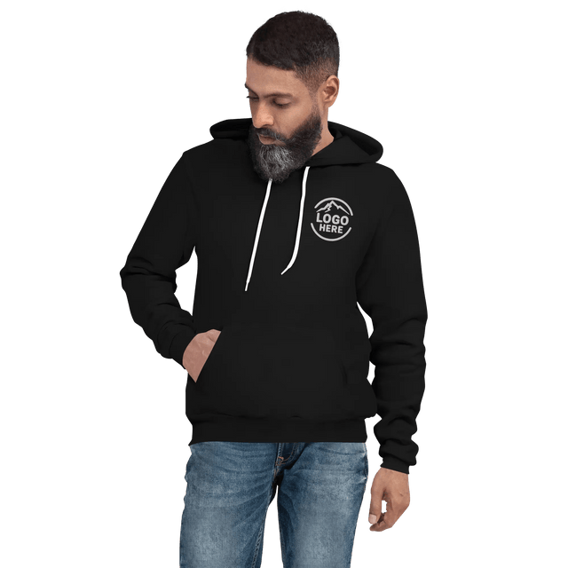 Custom Men's Bella + Canvas Embroidered Fleece Pullover Hoodie - Arklavo