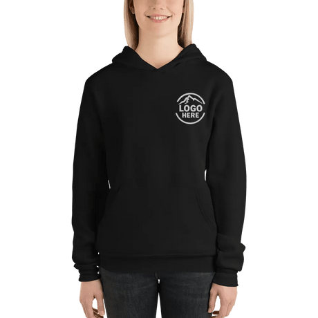 Custom Women's Bella + Canvas Embroidered Fleece Pullover Hoodie - Arklavo