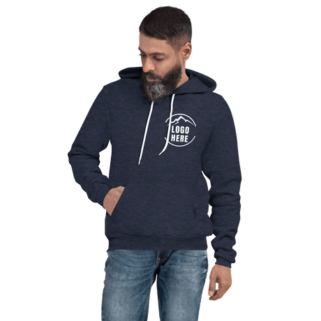 Custom Men's Bella + Canvas Printed Fleece Pullover Hoodie - Arklavo