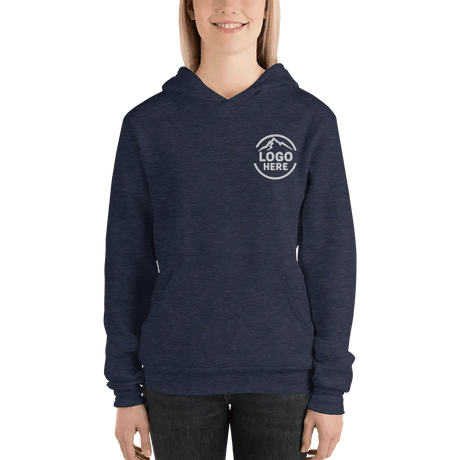 Custom Women's Bella + Canvas Embroidered Fleece Pullover Hoodie - Arklavo