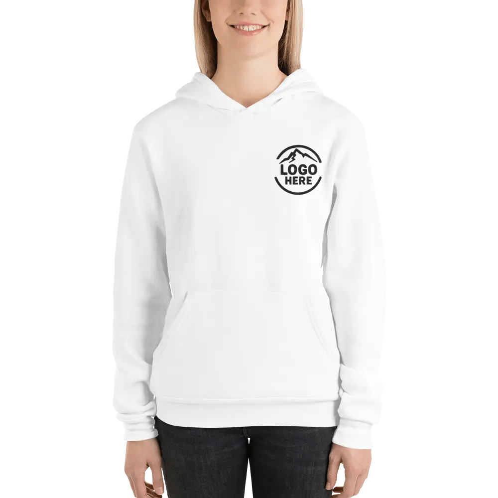 Custom Women's Bella + Canvas Embroidered Fleece Pullover Hoodie - Arklavo