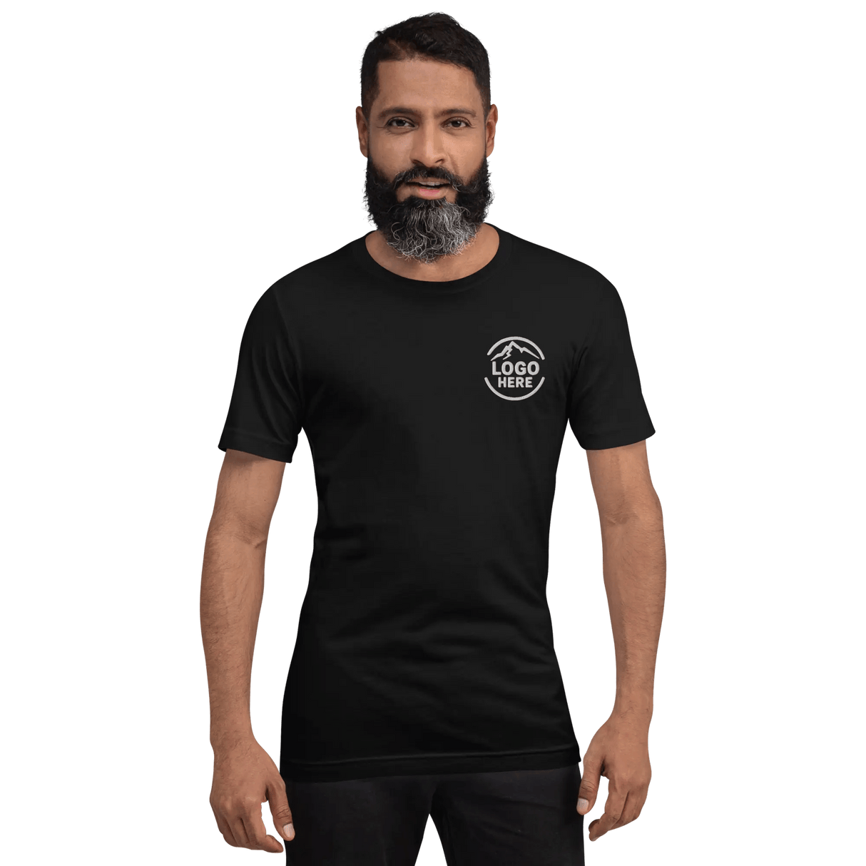 Custom Men's Bella + Canvas Embroidered T-Shirt - Arklavo