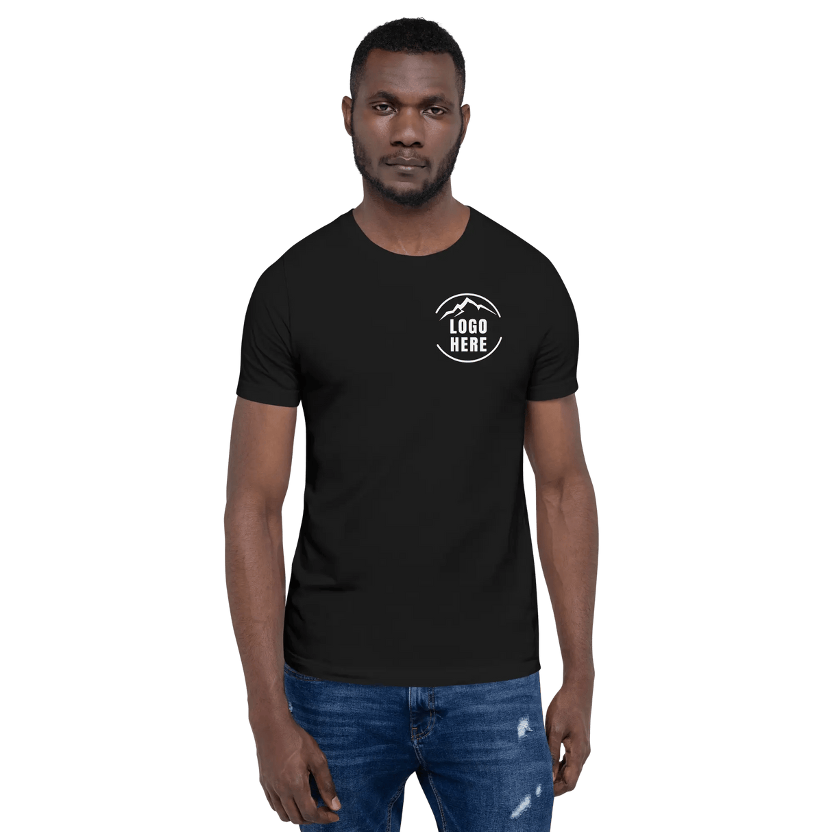 Custom Men's Bella + Canvas Printed Crewneck T-Shirt - Arklavo