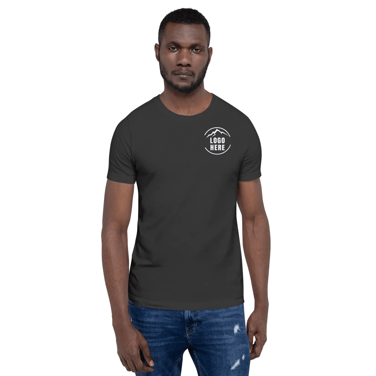 Custom Men's Bella + Canvas Printed Crewneck T-Shirt - Arklavo
