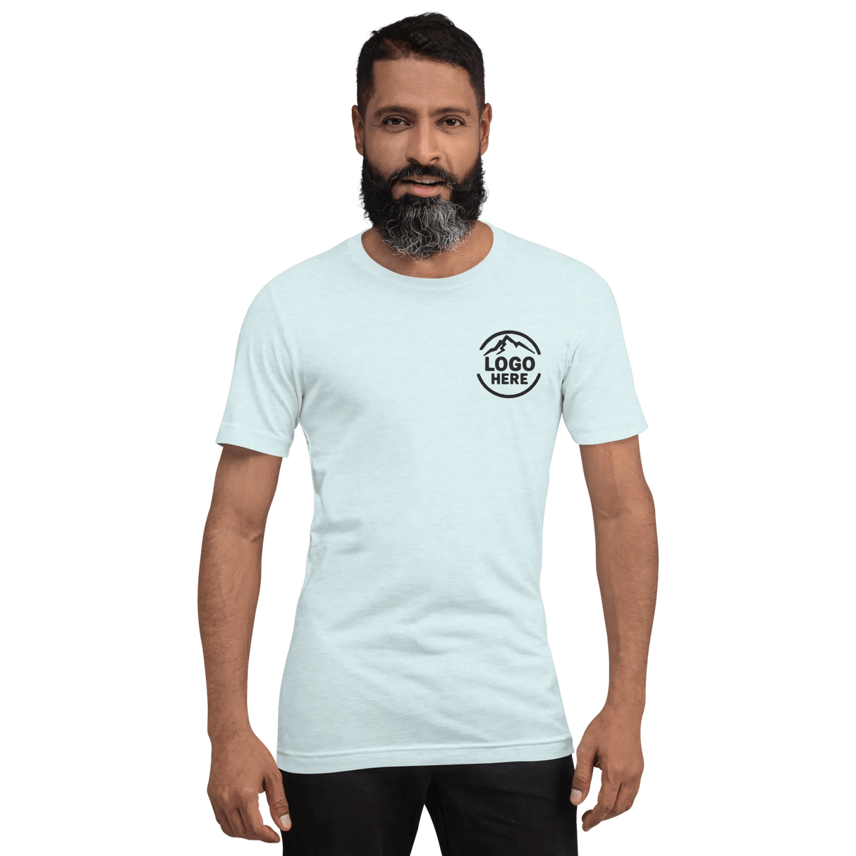 Custom Men's Bella + Canvas Embroidered T-Shirt - Arklavo