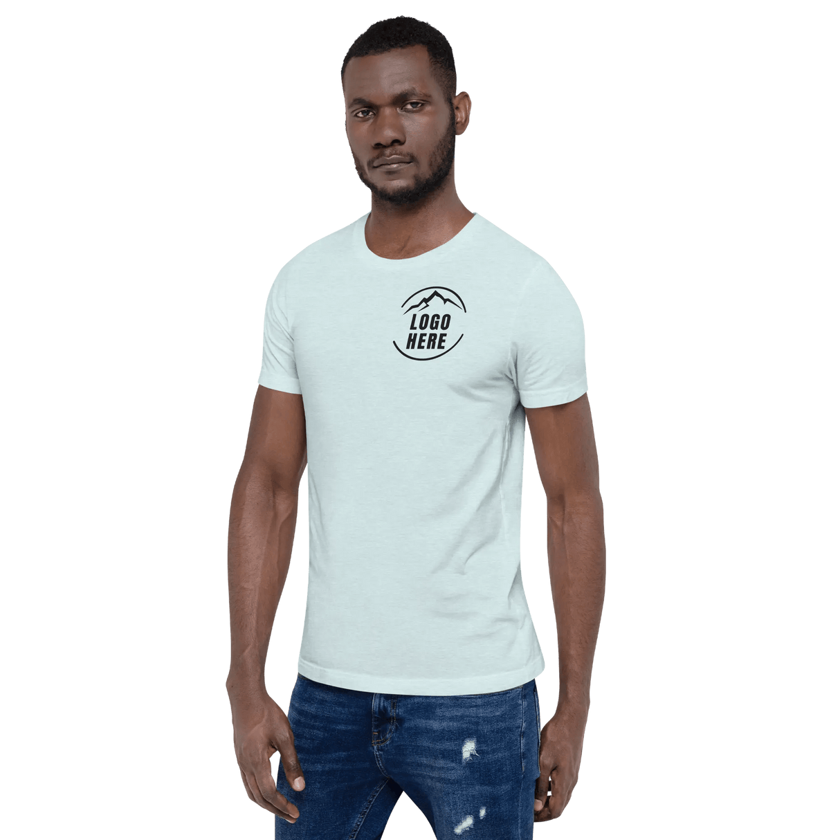 Custom Men's Bella + Canvas Printed Crewneck T-Shirt - Arklavo