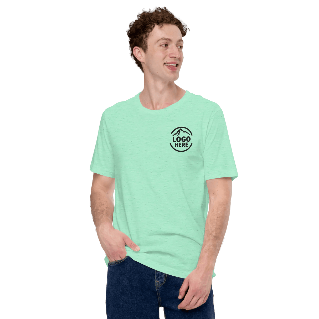 Custom Men's Bella + Canvas Embroidered T-Shirt - Arklavo