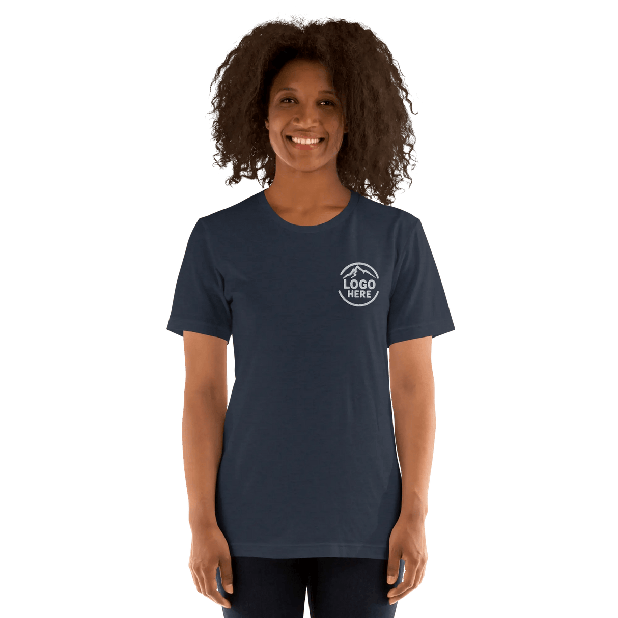 Custom Women's Bella + Canvas Embroidered T-Shirt - Arklavo