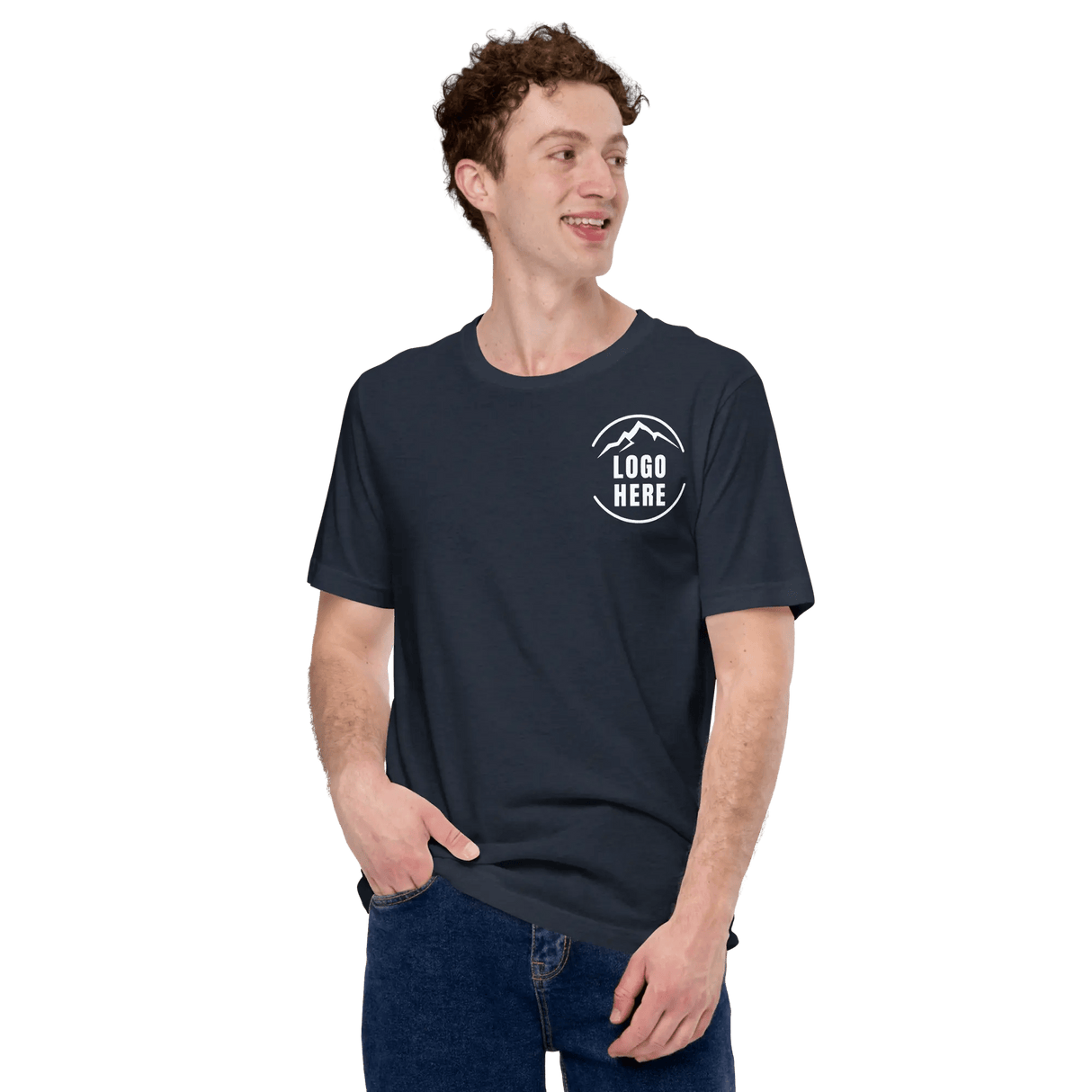 Custom Men's Bella + Canvas Printed Crewneck T-Shirt - Arklavo