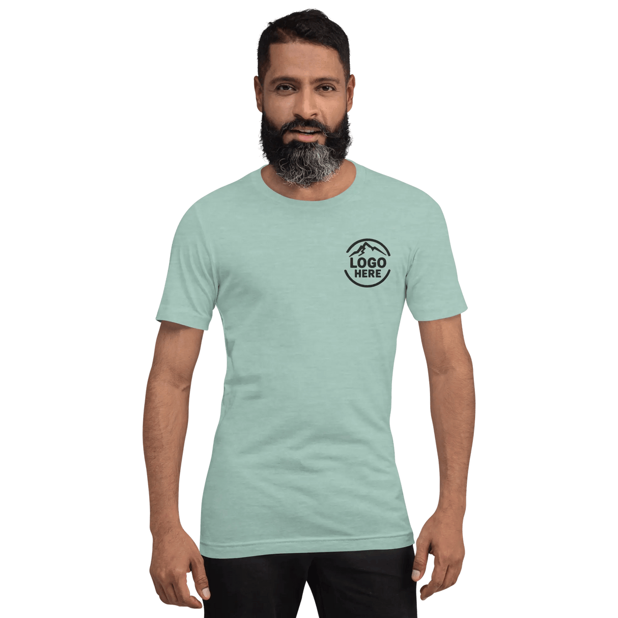 Custom Men's Bella + Canvas Embroidered T-Shirt - Arklavo
