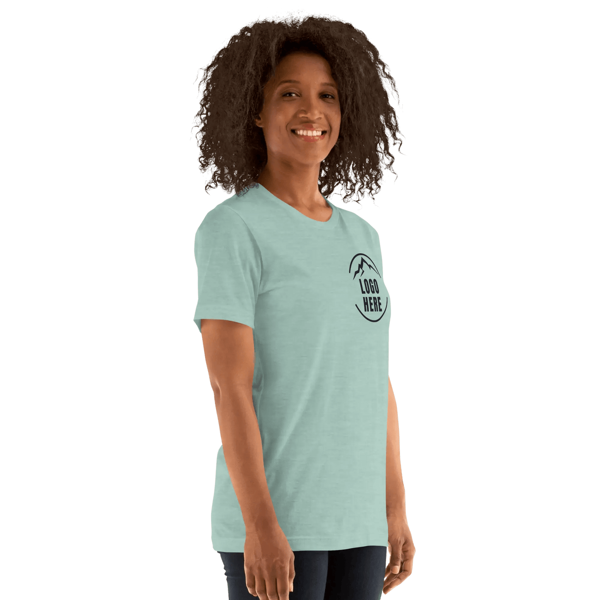 Custom Women's Bella + Canvas Printed Crewneck T-Shirt - Arklavo