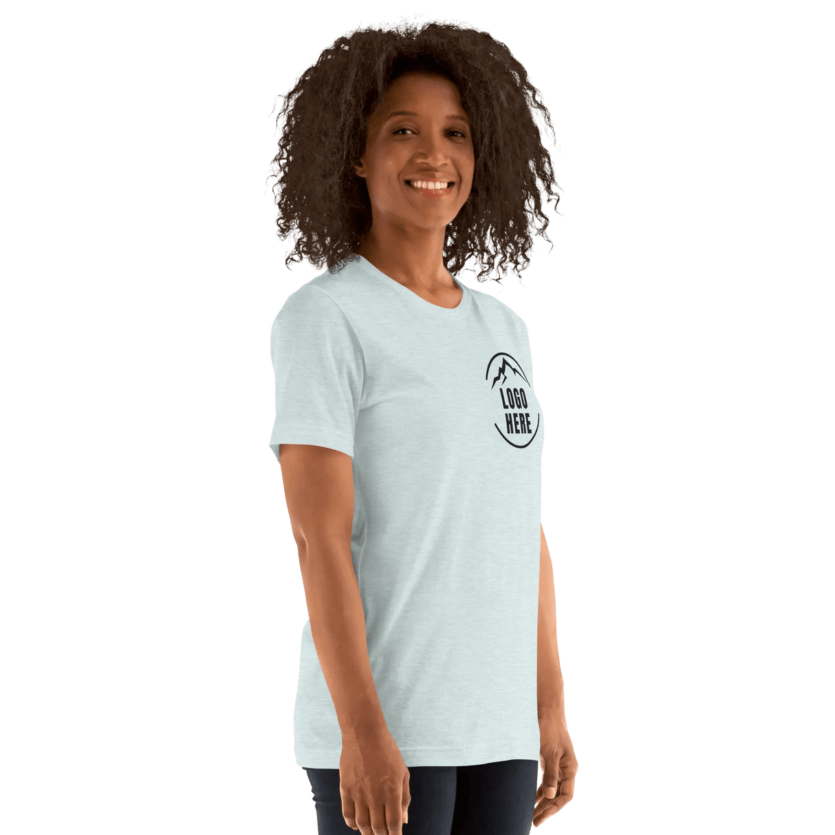 Custom Women's Bella + Canvas Printed Crewneck T-Shirt - Arklavo