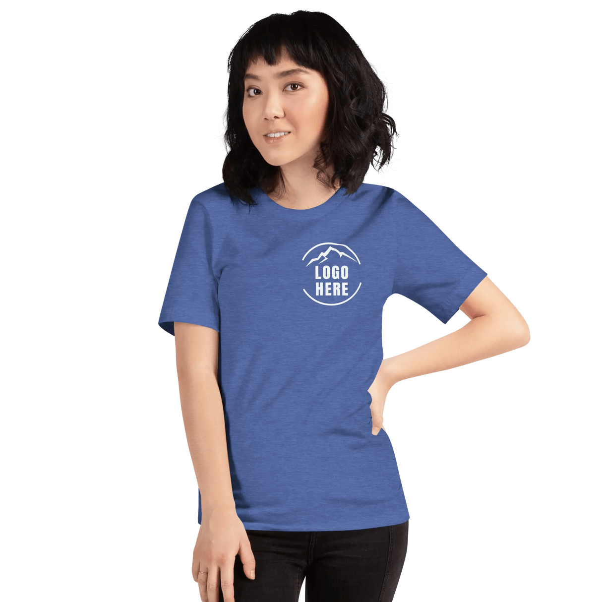 Custom Women's Bella + Canvas Printed Crewneck T-Shirt - Arklavo