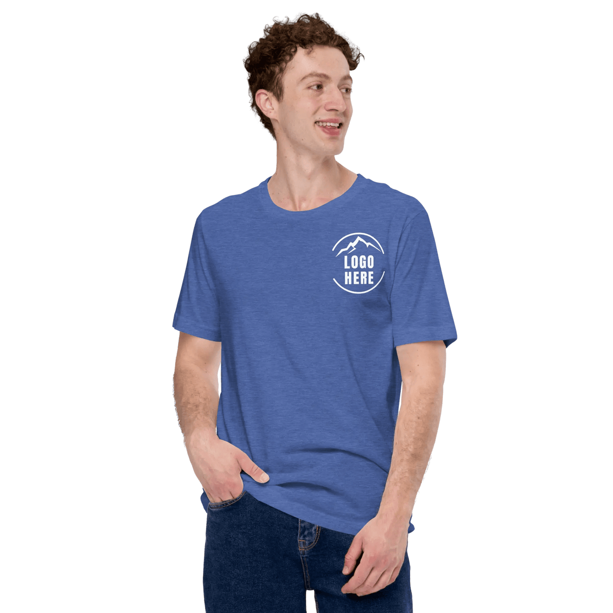 Custom Men's Bella + Canvas Printed Crewneck T-Shirt - Arklavo