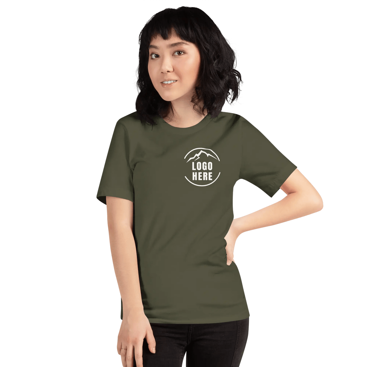 Custom Women's Bella + Canvas Printed Crewneck T-Shirt - Arklavo