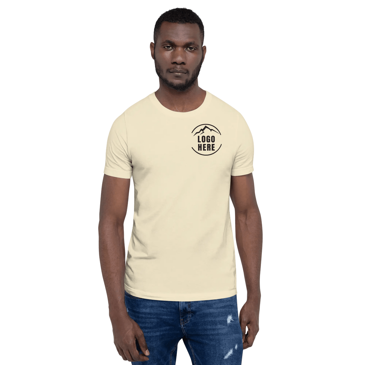 Custom Men's Bella + Canvas Printed Crewneck T-Shirt - Arklavo