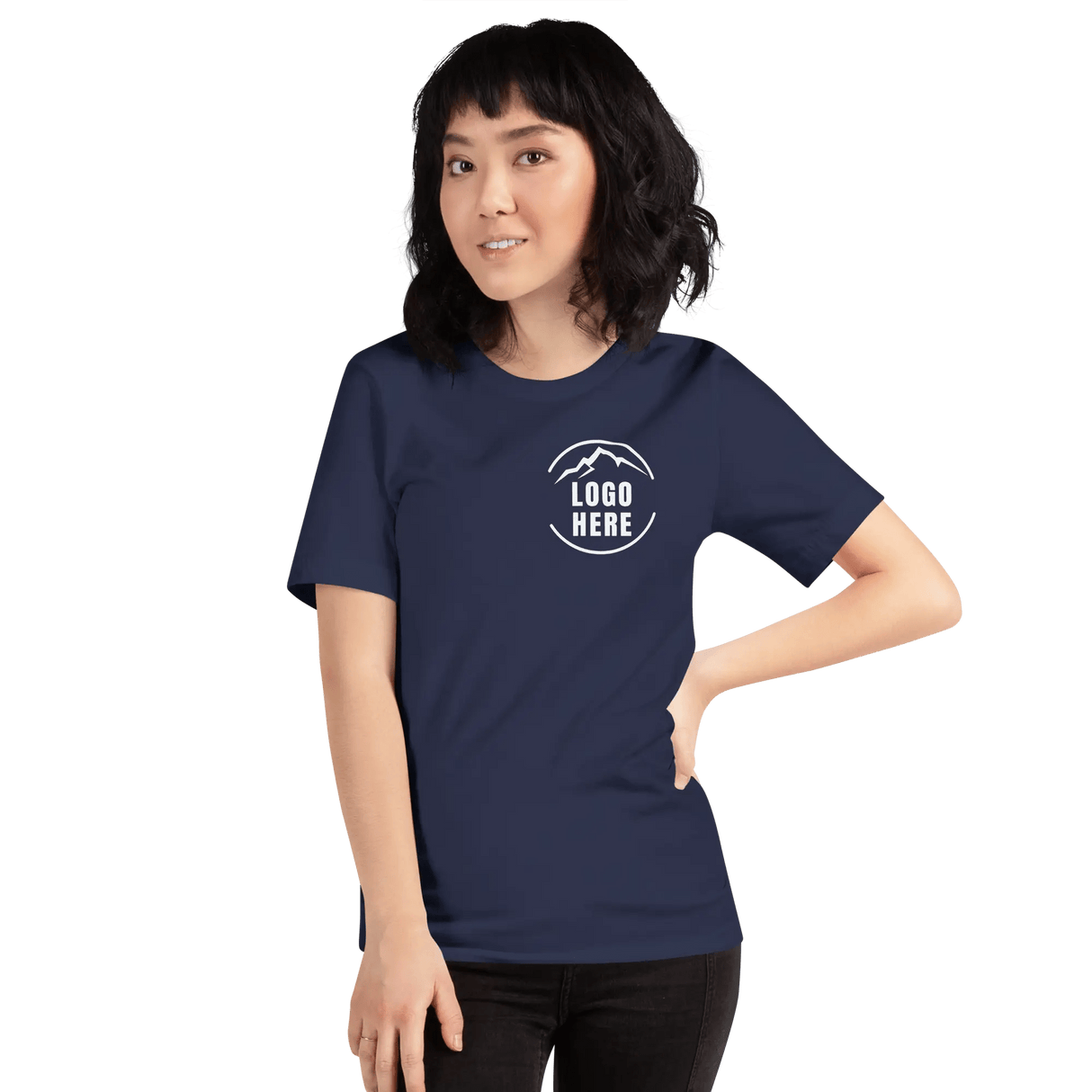 Custom Women's Bella + Canvas Printed Crewneck T-Shirt - Arklavo