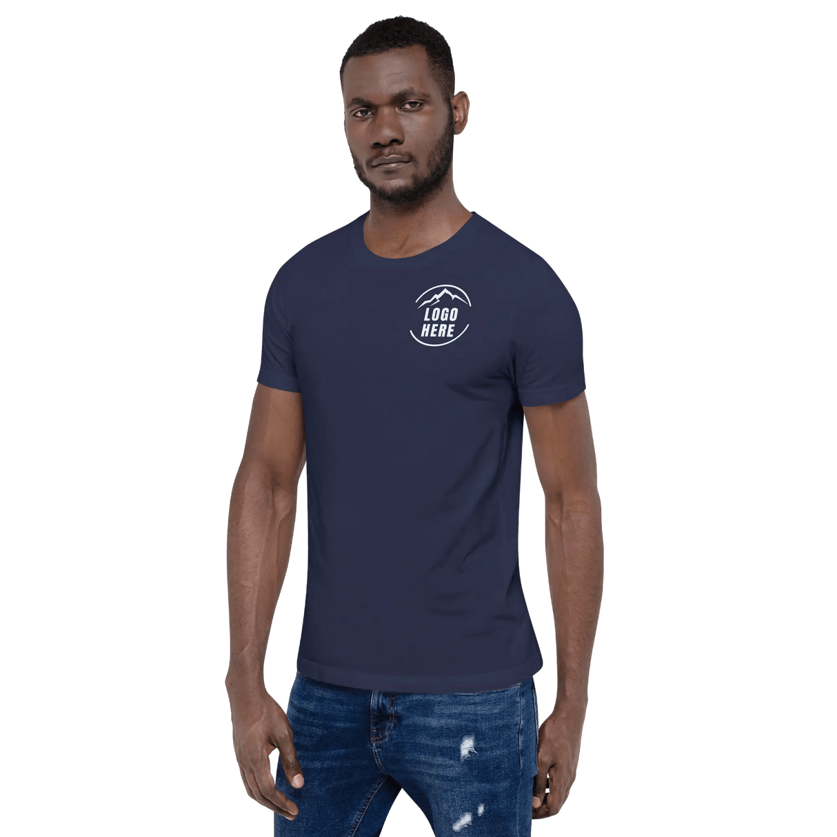Custom Men's Bella + Canvas Printed Crewneck T-Shirt - Arklavo