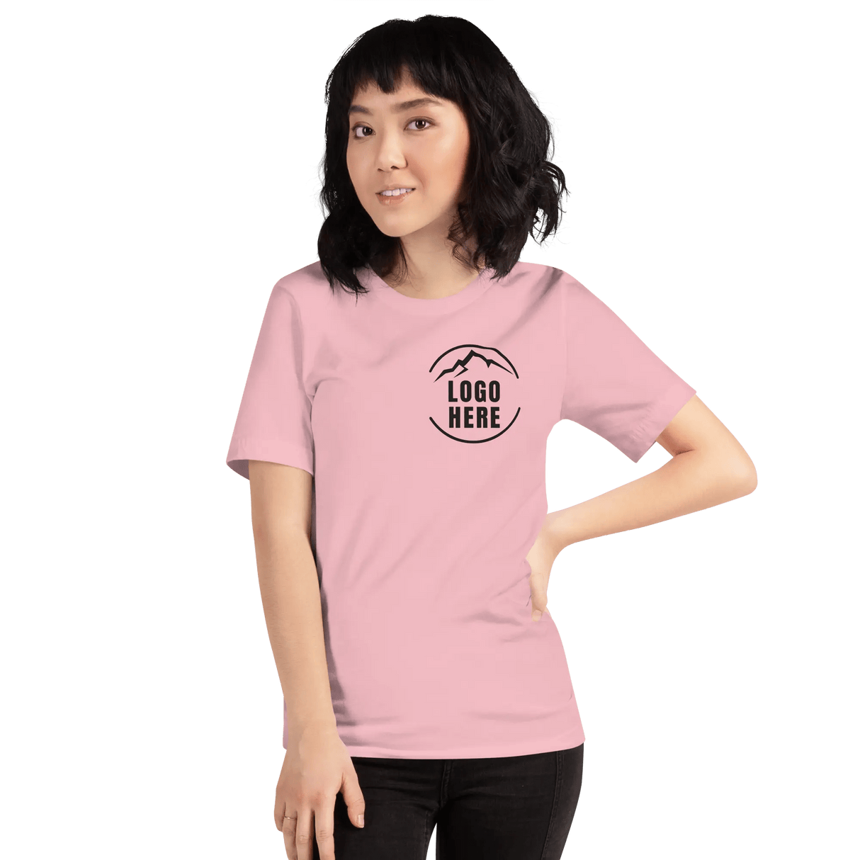 Custom Women's Bella + Canvas Printed Crewneck T-Shirt - Arklavo