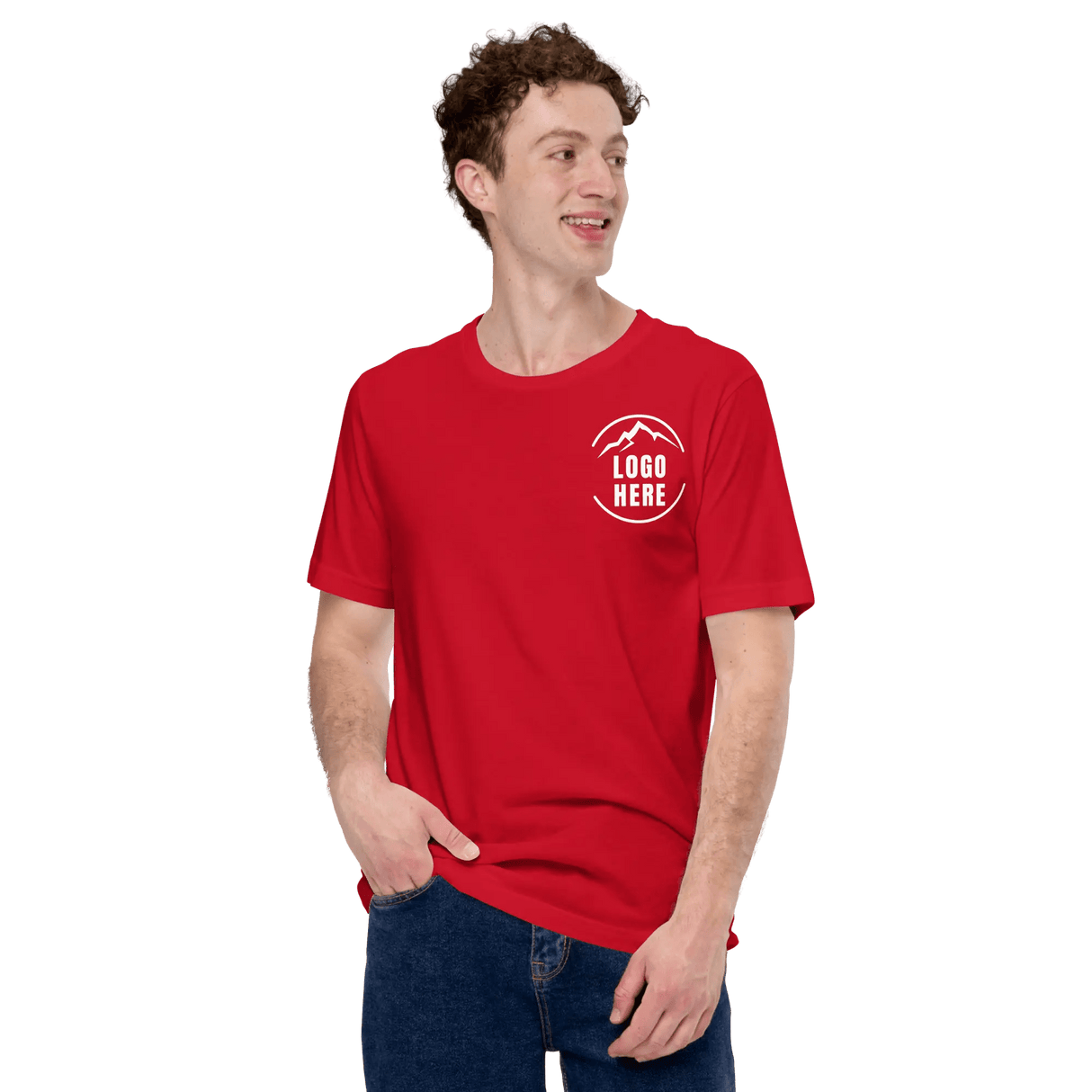 Custom Men's Bella + Canvas Printed Crewneck T-Shirt - Arklavo
