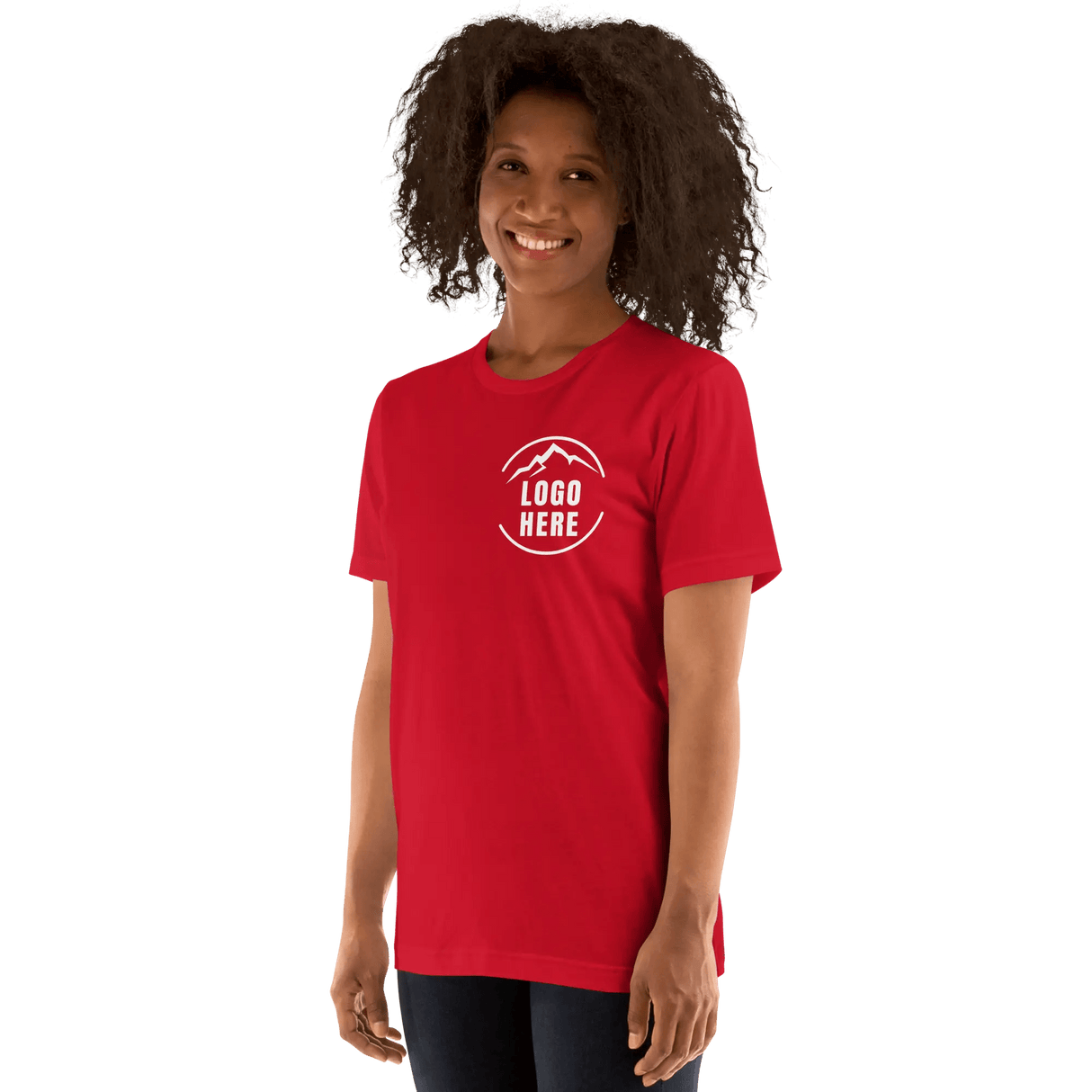 Custom Women's Bella + Canvas Printed Crewneck T-Shirt - Arklavo