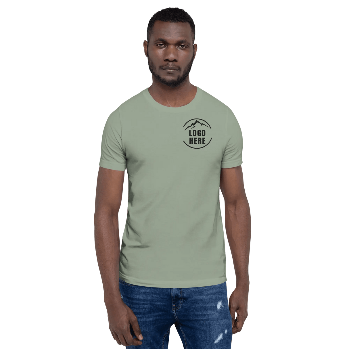 Custom Men's Bella + Canvas Printed Crewneck T-Shirt - Arklavo