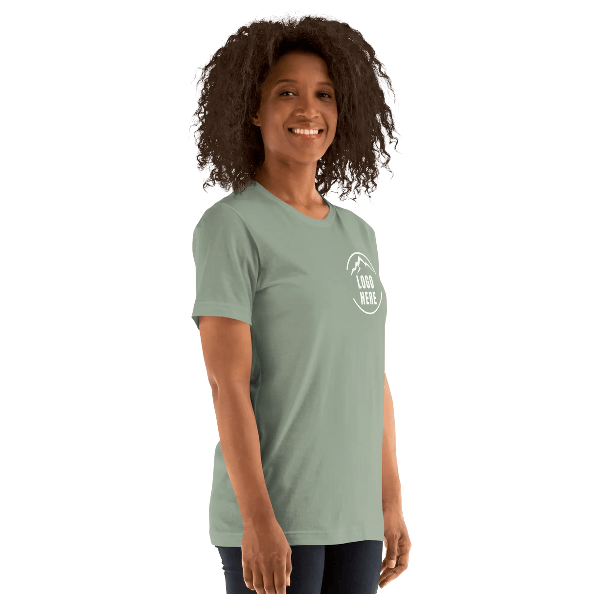 Custom Women's Bella + Canvas Printed Crewneck T-Shirt - Arklavo