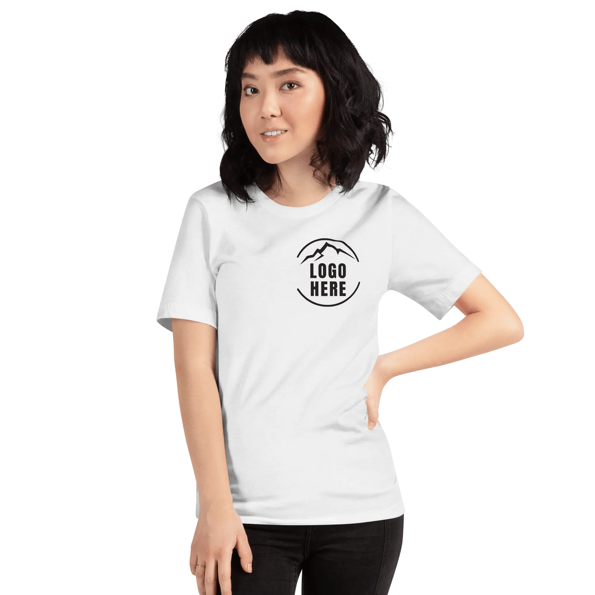 Custom Women's Bella + Canvas Printed Crewneck T-Shirt - Arklavo