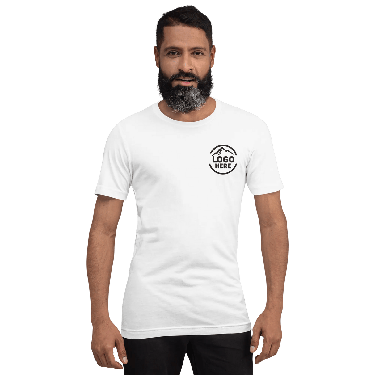 Custom Men's Bella + Canvas Embroidered T-Shirt - Arklavo