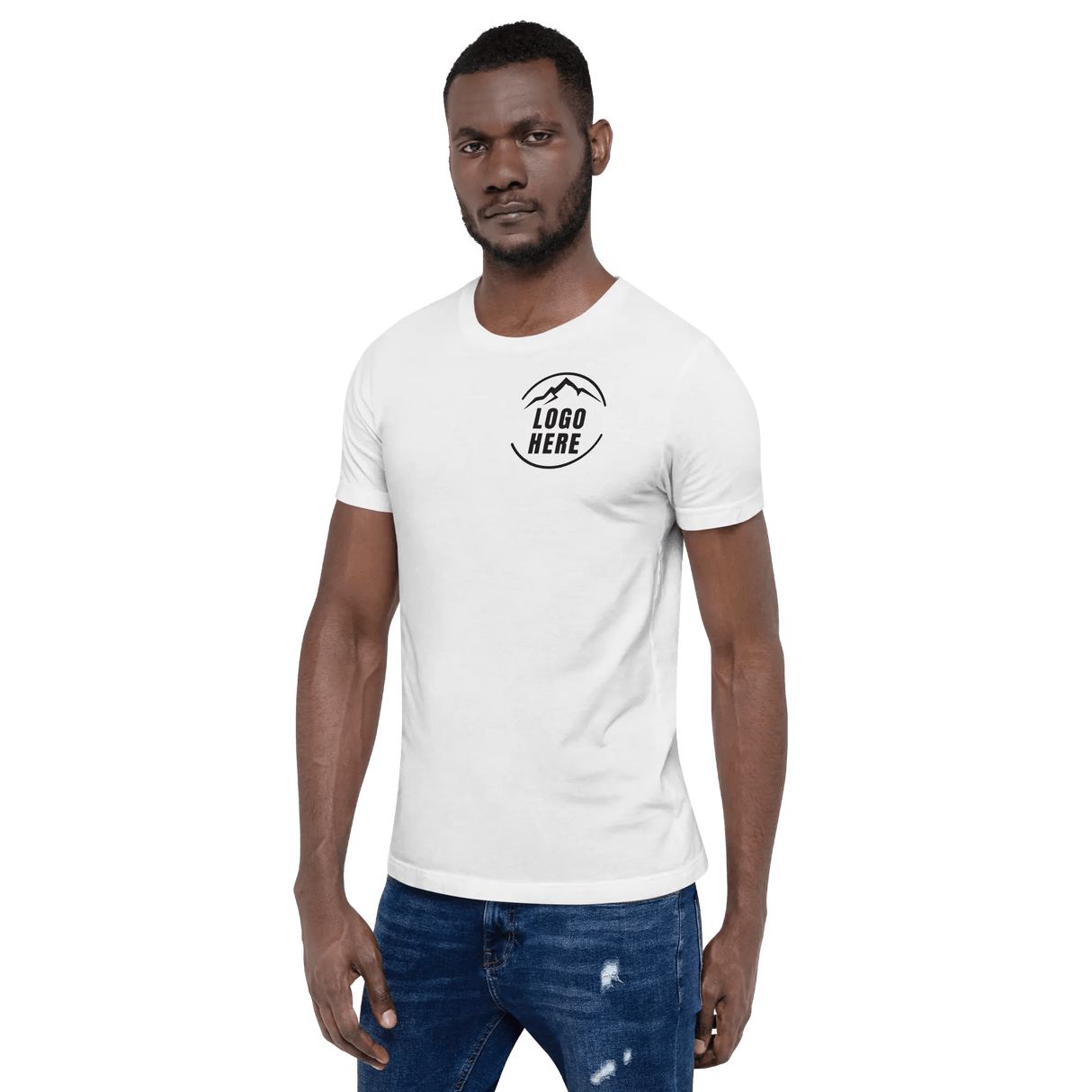 Custom Men's Bella + Canvas Printed Crewneck T-Shirt - Arklavo