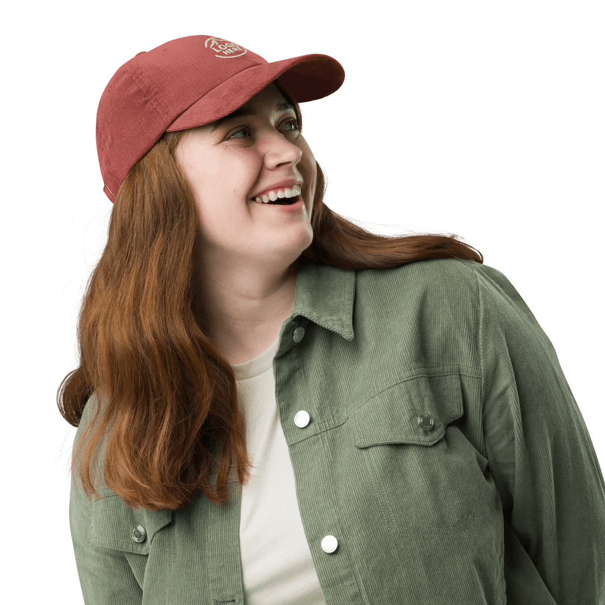 Custom Women's Otto Cap Embroidered Corduroy Cap - Arklavo