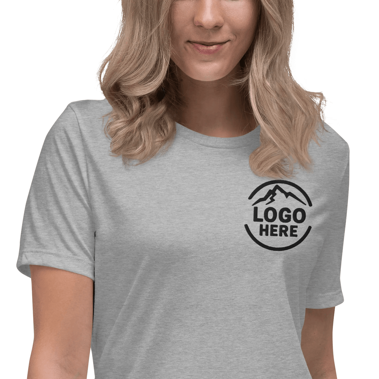 Custom Women's Bella + Canvas Embroidered Cotton T-Shirt - Arklavo