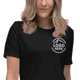 Custom Women's Bella + Canvas Embroidered Cotton T-Shirt - Arklavo