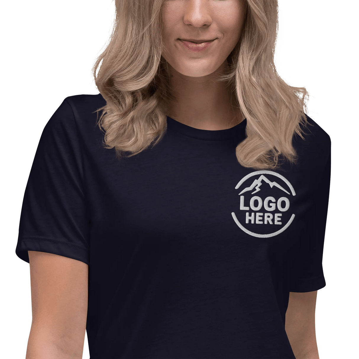 Custom Women's Bella + Canvas Embroidered Cotton T-Shirt - Arklavo
