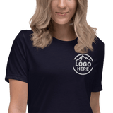 Custom Women's Bella + Canvas Embroidered Cotton T-Shirt - Arklavo