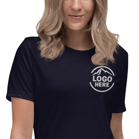 Custom Women's Bella + Canvas Embroidered Cotton T-Shirt - Arklavo