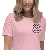 Custom Women's Bella + Canvas Embroidered Cotton T-Shirt - Arklavo