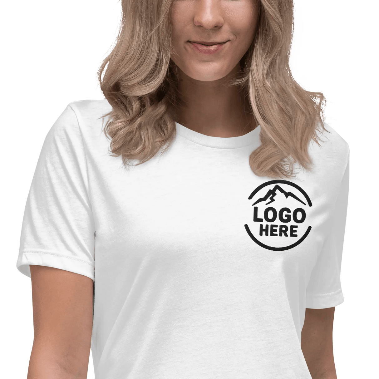 Custom Women's Bella + Canvas Embroidered Cotton T-Shirt - Arklavo