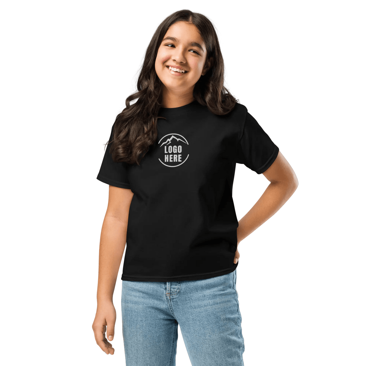 Custom Girls' Toddler Gildan Embroidered T-Shirt - Arklavo