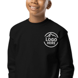 Custom Boys' Toddler Gildan Embroidered Crewneck Sweatshirt - Arklavo