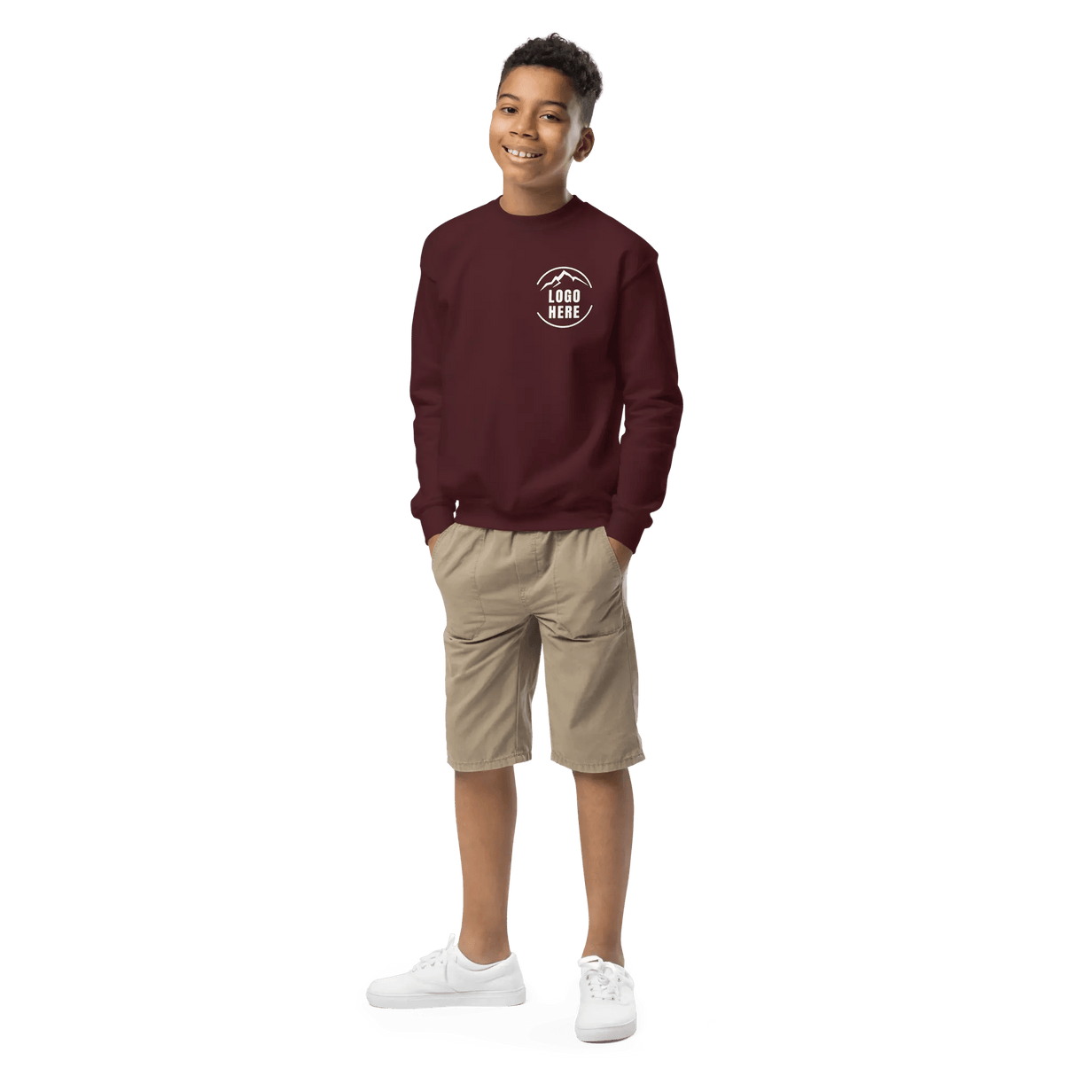 Custom Boys' Toddler Gildan Printed Crewneck Sweatshirt - Arklavo