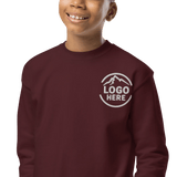 Custom Boys' Toddler Gildan Embroidered Crewneck Sweatshirt - Arklavo