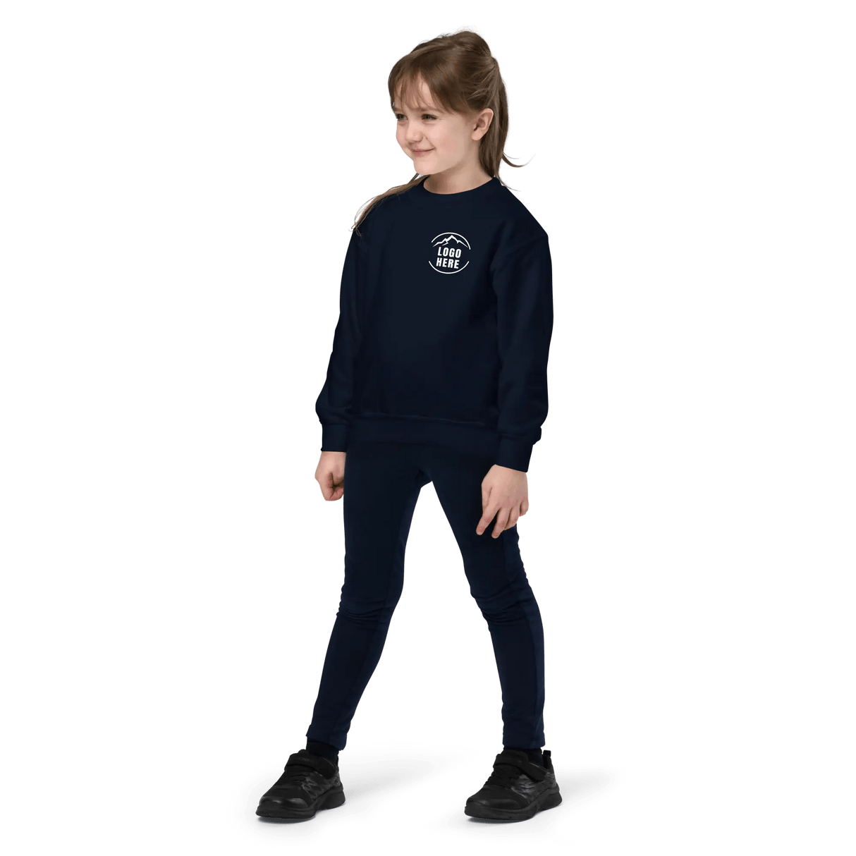 Custom Girls' Toddler Gildan Printed Crewneck Sweatshirt - Arklavo