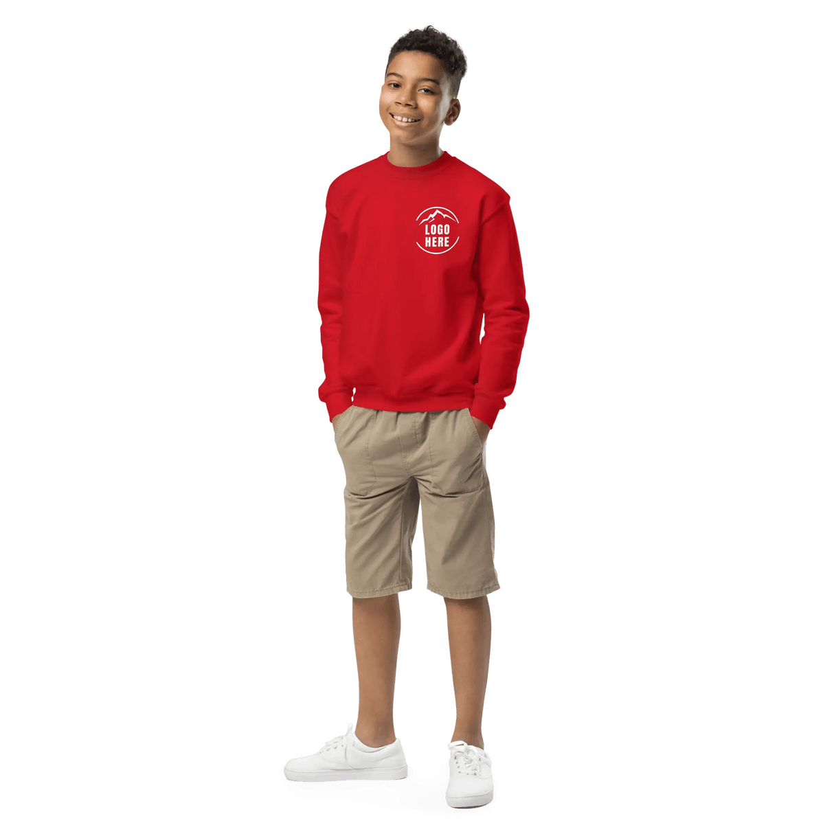 Custom Boys' Toddler Gildan Printed Crewneck Sweatshirt - Arklavo