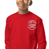 Custom Boys' Toddler Gildan Embroidered Crewneck Sweatshirt - Arklavo